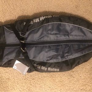 Dociote Winter Dog Coat, Reflective, 3XL XXL Black/Gray